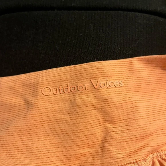 Outdoor Voices Pink/Orange Zebra Print Skort - Picture 2 of 4